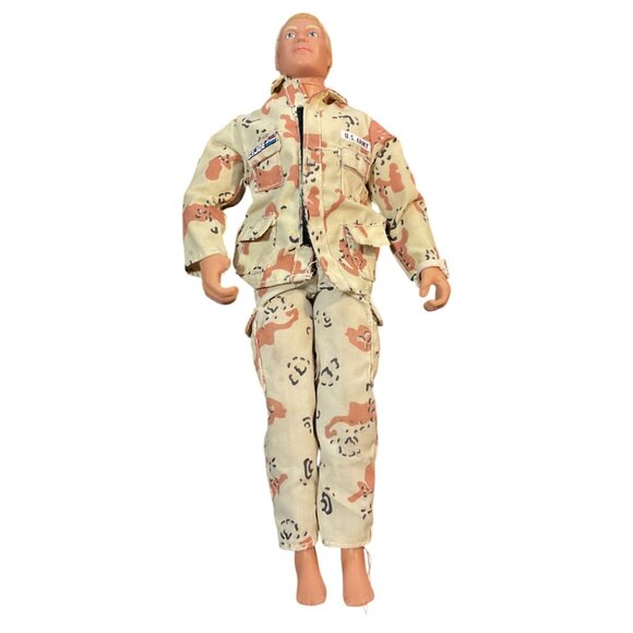 1992 G.I. Joe U.S. Army Desert Storm Action Figure By Hasbro Flocked Hair 11.5" - Picture 1 of 4